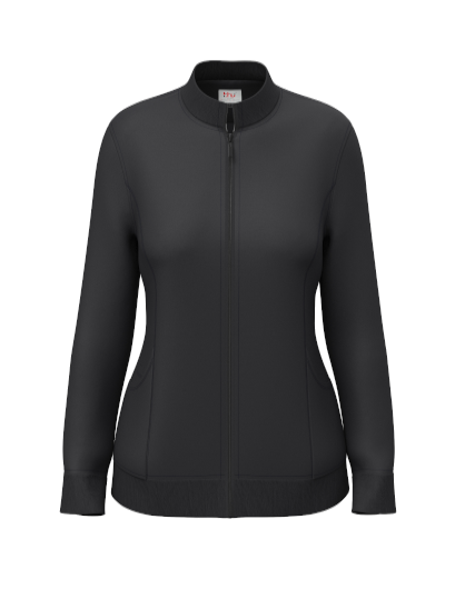 Womens Black Jacket Scrub
